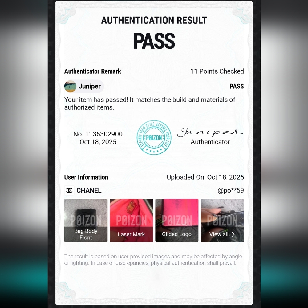 Chanel Black & Hot Pink Combon Lambskin Compact Bifold Wallet (GOOD)COA✨️🖤💕✨️ - Picture 9 of 9